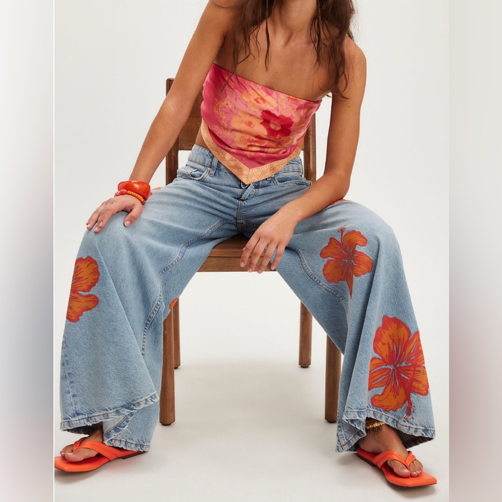 Free people / We The Free Palisades Wide-Leg Jeans - Picture 4 of 6